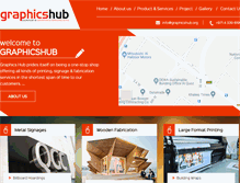 Tablet Screenshot of graphicshub.org
